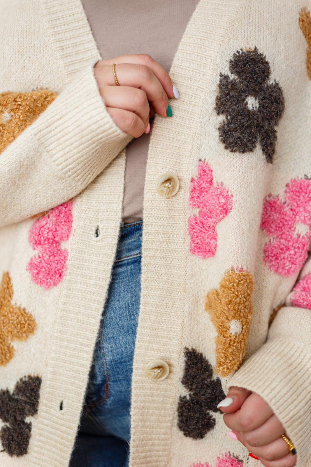 Garden Box Flower Cardigan