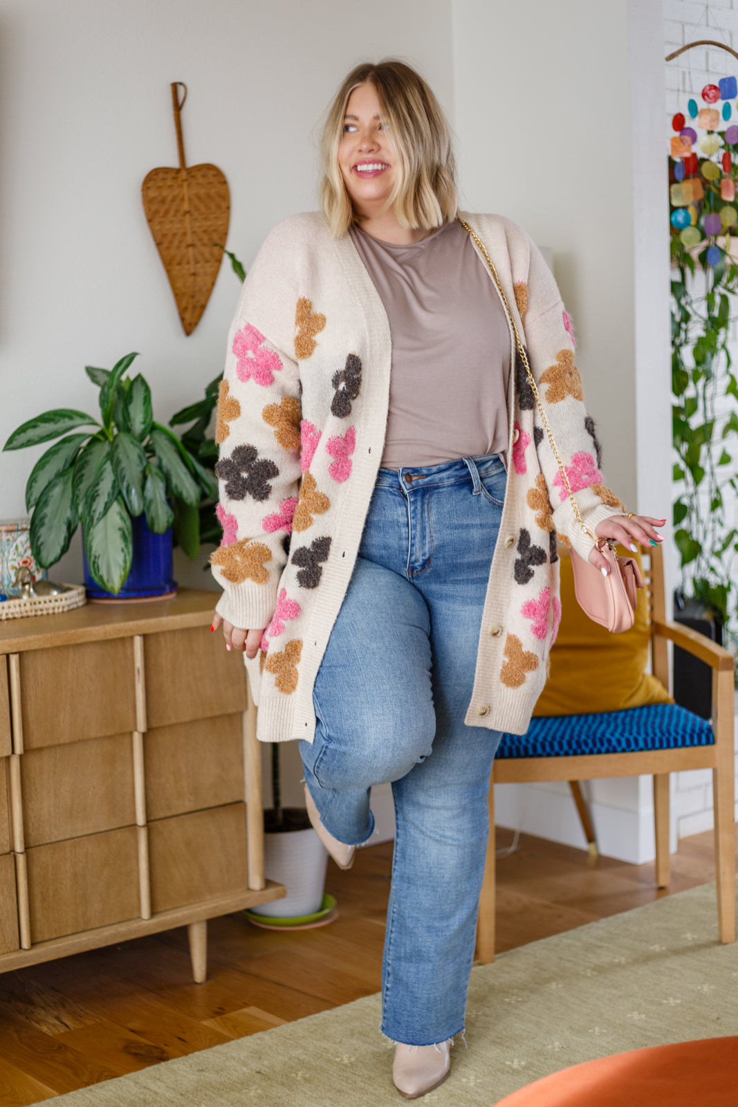 Garden Box Flower Cardigan