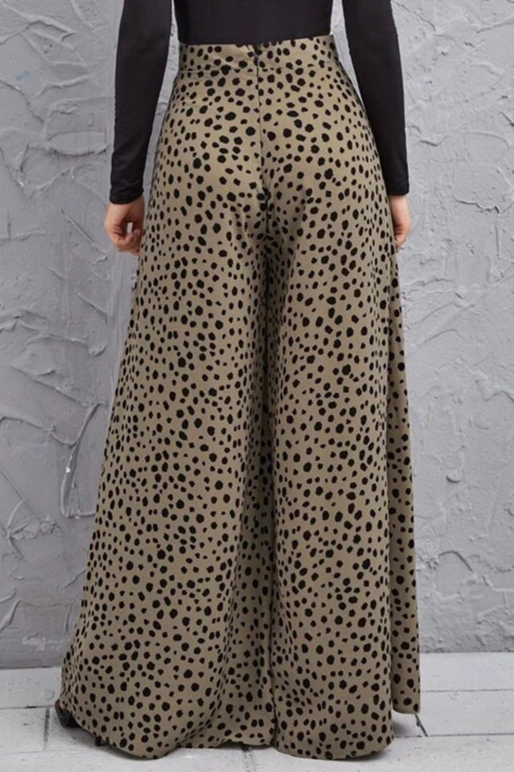 Animal Print High-Rise Culottes