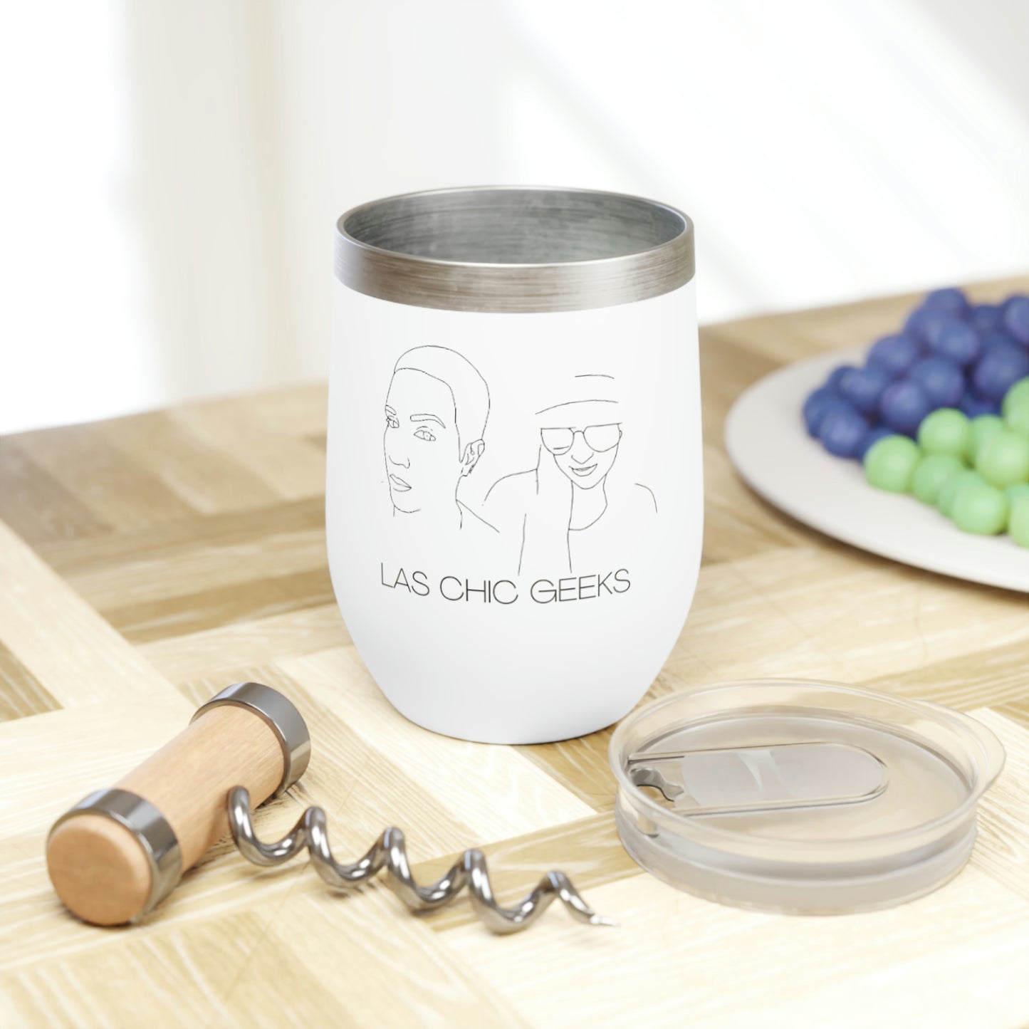 Las Chic Geeks Wine Tumbler